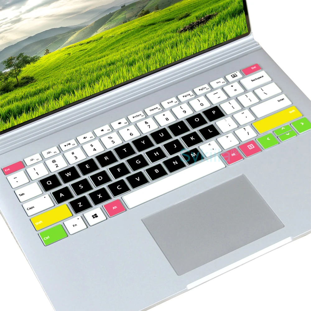 Keyboard Cover for Microsoft Surface Pro 13 12 11 10 9 7 8 7+ 6 5 4 3 X Studio GO 2 Book 3 RT Silicone Protector Skin Case
