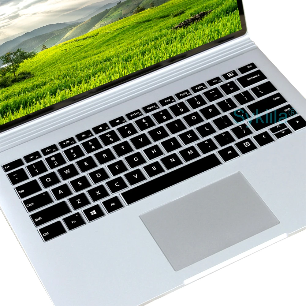 Keyboard Cover for Microsoft Surface Pro 13 12 11 10 9 7 8 7+ 6 5 4 3 X Studio GO 2 Book 3 RT Silicone Protector Skin Case