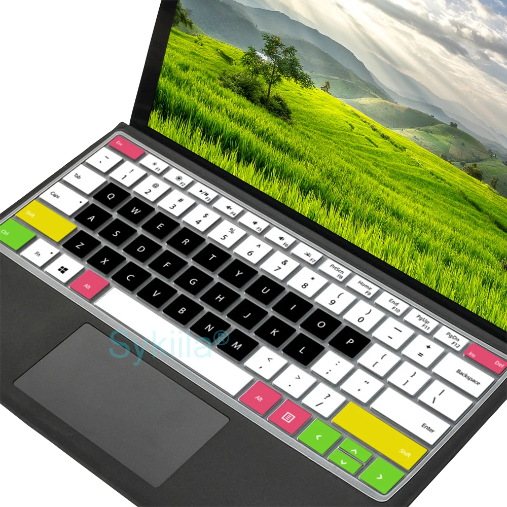 Keyboard Cover for Microsoft Surface Pro 13 12 11 10 9 7 8 7+ 6 5 4 3 X Studio GO 2 Book 3 RT Silicone Protector Skin Case