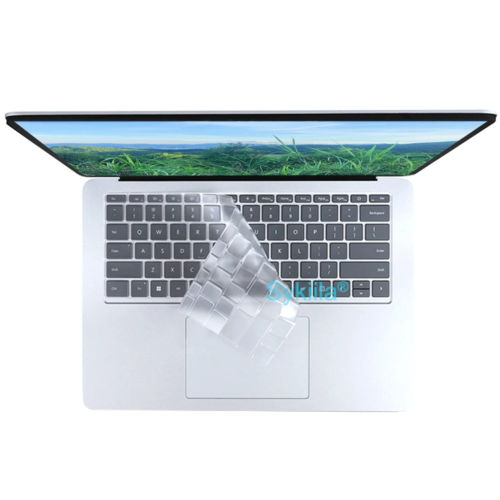 Keyboard Cover for Microsoft Surface Pro 13 12 11 10 9 7 8 7+ 6 5 4 3 X Studio GO 2 Book 3 RT Silicone Protector Skin Case