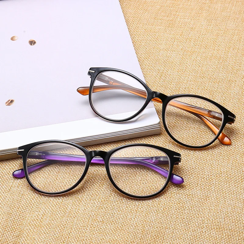Men's Reading Glasses Retro Women Round Presbyopia Clear Vision Magnifier Eyewear For Sight Diopters+0.5 +0.75 +1.25 +1.75 +4.0