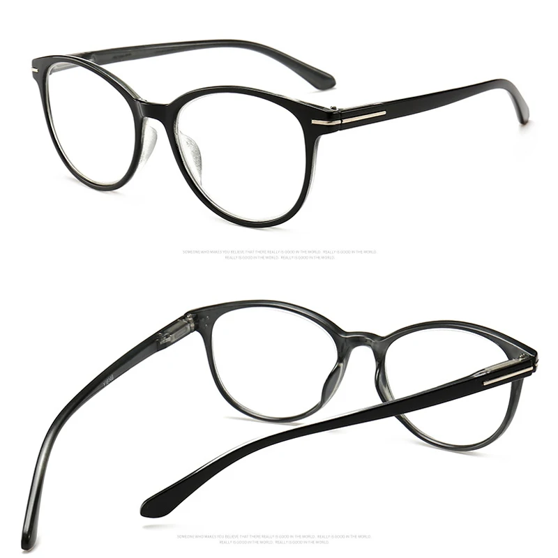 Men's Reading Glasses Retro Women Round Presbyopia Clear Vision Magnifier Eyewear For Sight Diopters+0.5 +0.75 +1.25 +1.75 +4.0