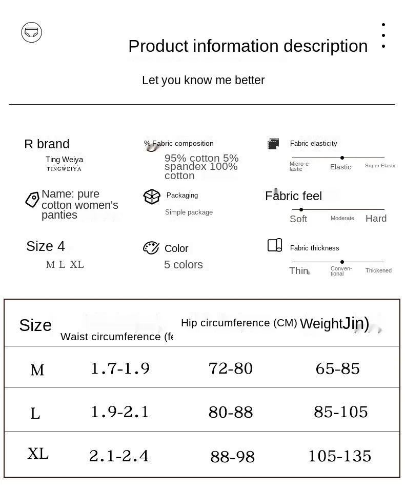 New Women's Cotton Underwear Sexy Printing Panties Fashion Girl Bow Briefs Mid Waist Seamless Underpants female Lingerie