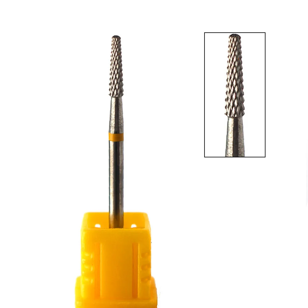 1pc Tungsten Carbide Nail Drill Bit Milling Cutter Polishing Clean Burr Nail File Accessories Electric Manicure Attrition Tools