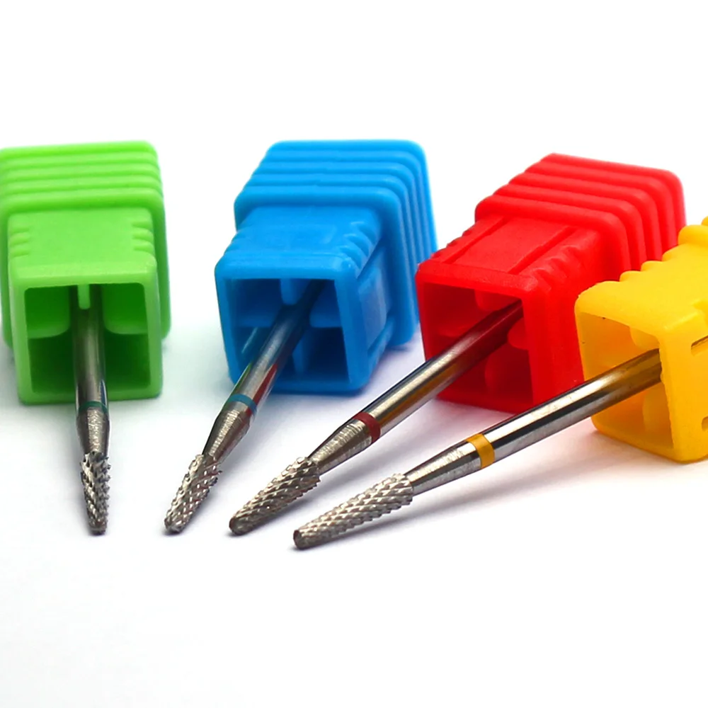 1pc Tungsten Carbide Nail Drill Bit Milling Cutter Polishing Clean Burr Nail File Accessories Electric Manicure Attrition Tools
