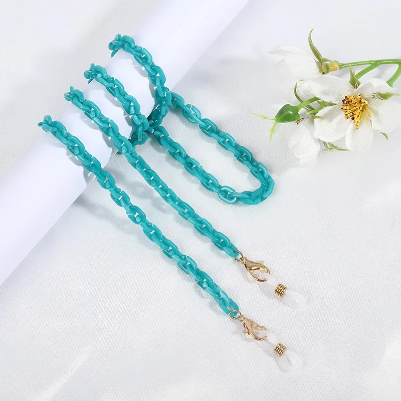 Bohemia Acrylic Reading Glasses Chain Women Resin Sunglasses Hold Cords Face Mask Chains Lanyard Masks Hang Necklace Straps Rope