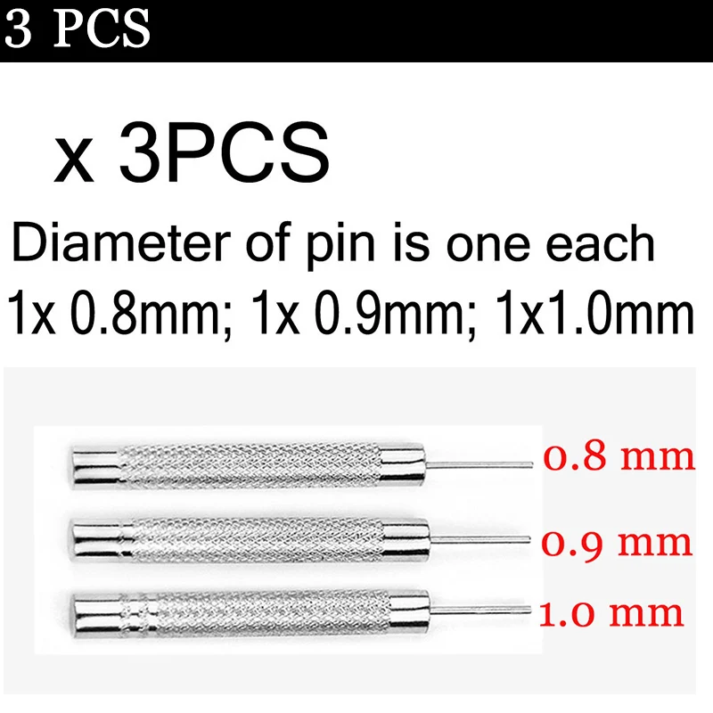 Watch Strap Link Punch Pin Stick Watch Band Bracelet Remover Bar Hammer Punch Thimble Watch Repair Tool Adjust Punching Needle