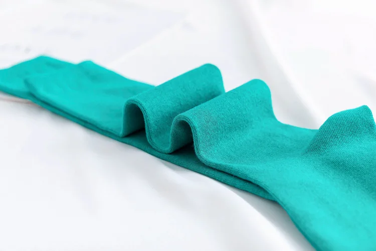 New Japanese solid color calf socks Hyuna candy color Korean student long tube women's socks