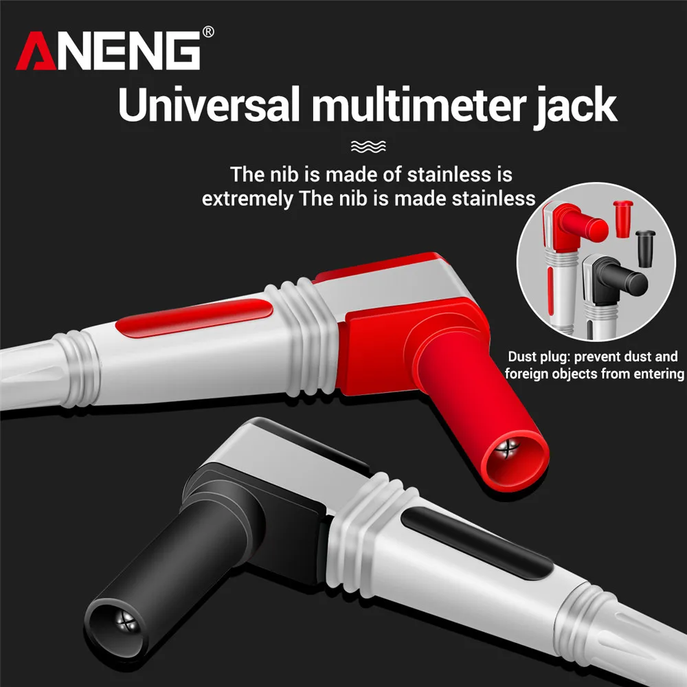 Universal Silicone wire Probe 20A 1000V Test Leads Pin for Digital Multimeter For Vichy For FLUKENeedle Tip Multi Meter Tester