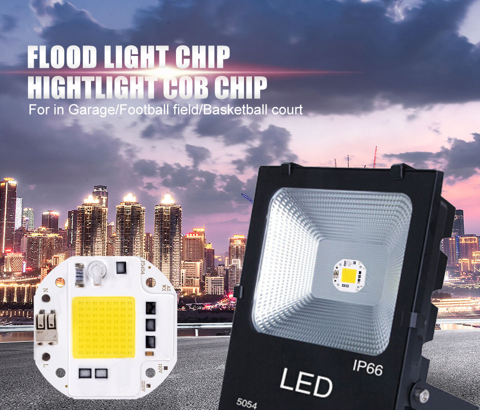 Welding Free 100W 70W 50W High Power COB LED Chip for Spotlight Floodlight 220V 110V Integrated Light Beads Aluminum White Warm
