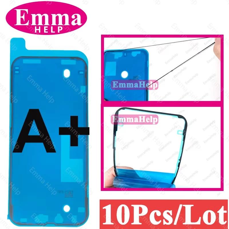 10pcs OEM Waterproof Sticker for IPhone 14 13 12 11 Pro Max X Xs XR 8 7 Plus LCD Screen Frame Bezel Seal Tape Glue Adhesive