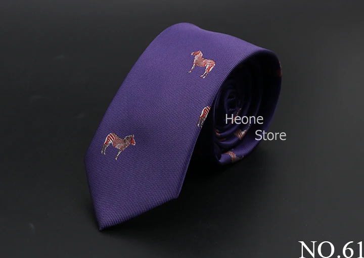 New Men Ties Solid Color Stripe Print Floral 6cm Jacquard Business Neckties Narrow Skinny Tie Wedding Prom Daily Wear Accessory