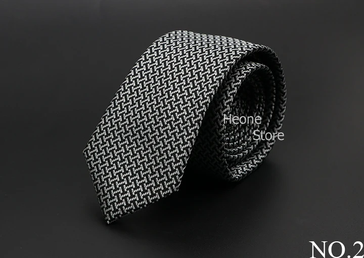 New Men Ties Solid Color Stripe Print Floral 6cm Jacquard Business Neckties Narrow Skinny Tie Wedding Prom Daily Wear Accessory