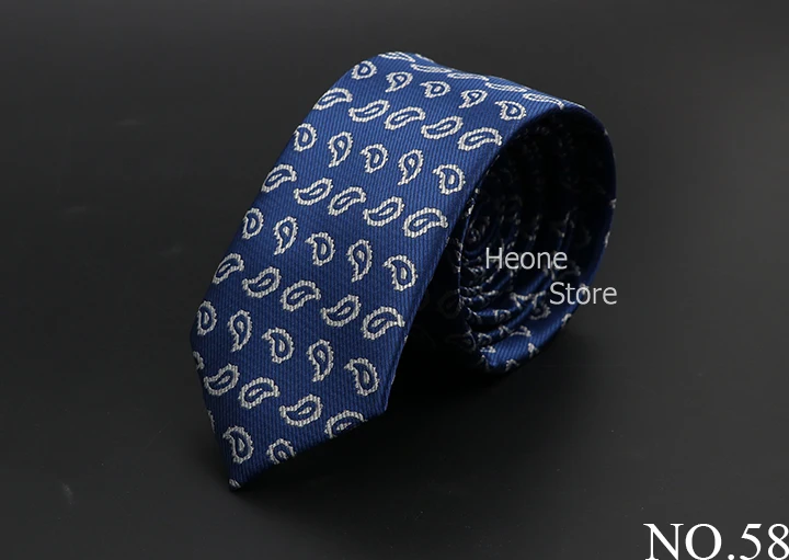 New Men Ties Solid Color Stripe Print Floral 6cm Jacquard Business Neckties Narrow Skinny Tie Wedding Prom Daily Wear Accessory
