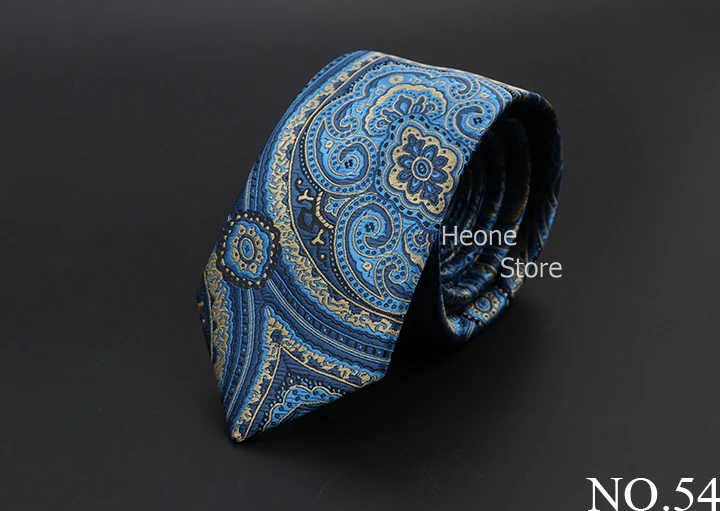 New Men Ties Solid Color Stripe Print Floral 6cm Jacquard Business Neckties Narrow Skinny Tie Wedding Prom Daily Wear Accessory
