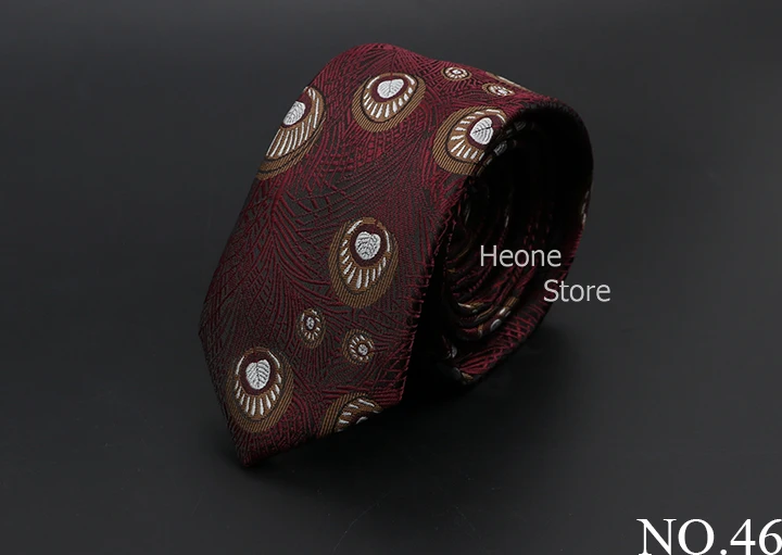 New Men Ties Solid Color Stripe Print Floral 6cm Jacquard Business Neckties Narrow Skinny Tie Wedding Prom Daily Wear Accessory