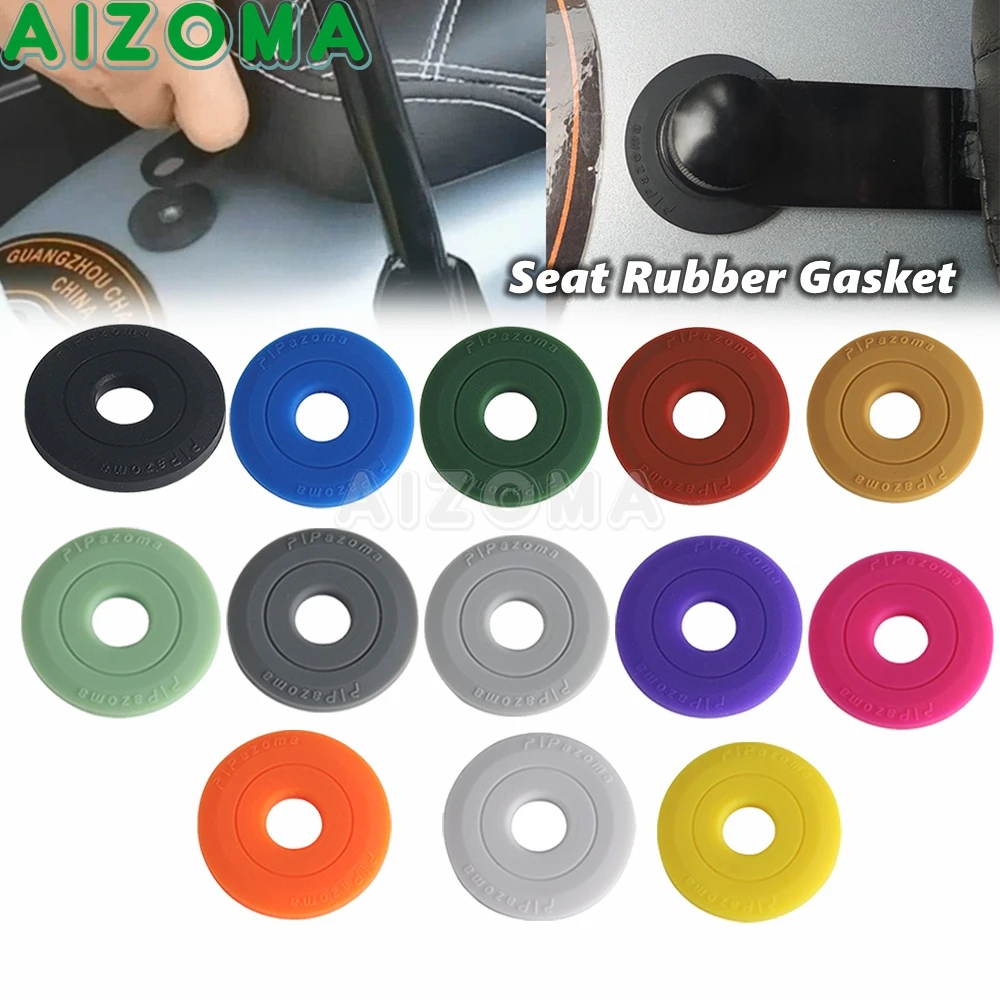 Seat Cushion Non-Slip Rear Fender Rubber Gasket Mounting Bolt Adapter for Harley Sportster XL 1200 883 Touring Dyna CVO Softail