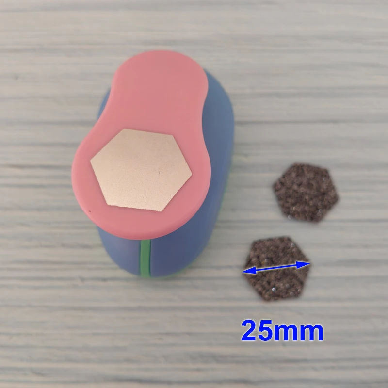 18mm Square 2.5cm Wave Circle Balloon Craft Scrapbooking Machine School Paper Cutting Cutter Puncher Eva Hole Punch Embossing