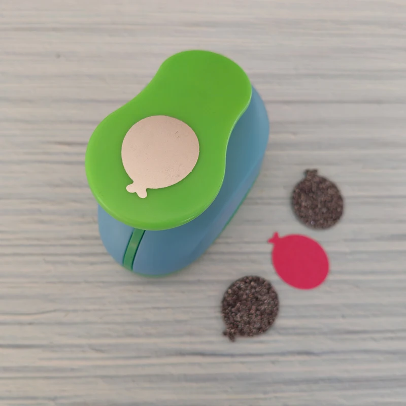 18mm Square 2.5cm Wave Circle Balloon Craft Scrapbooking Machine School Paper Cutting Cutter Puncher Eva Hole Punch Embossing