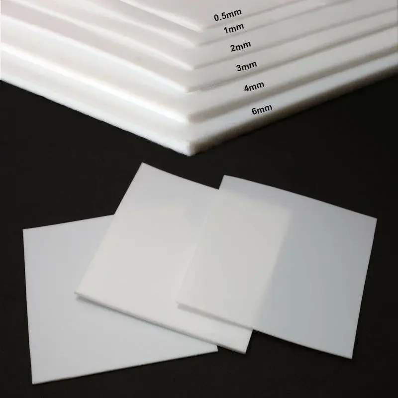 PTFE Film Sheet High Temperature Plate Plastics Thickness 0.3 /0.5/1/1.5/2/3/4/5/6/8/10/15/20mm Corrosion Resistant