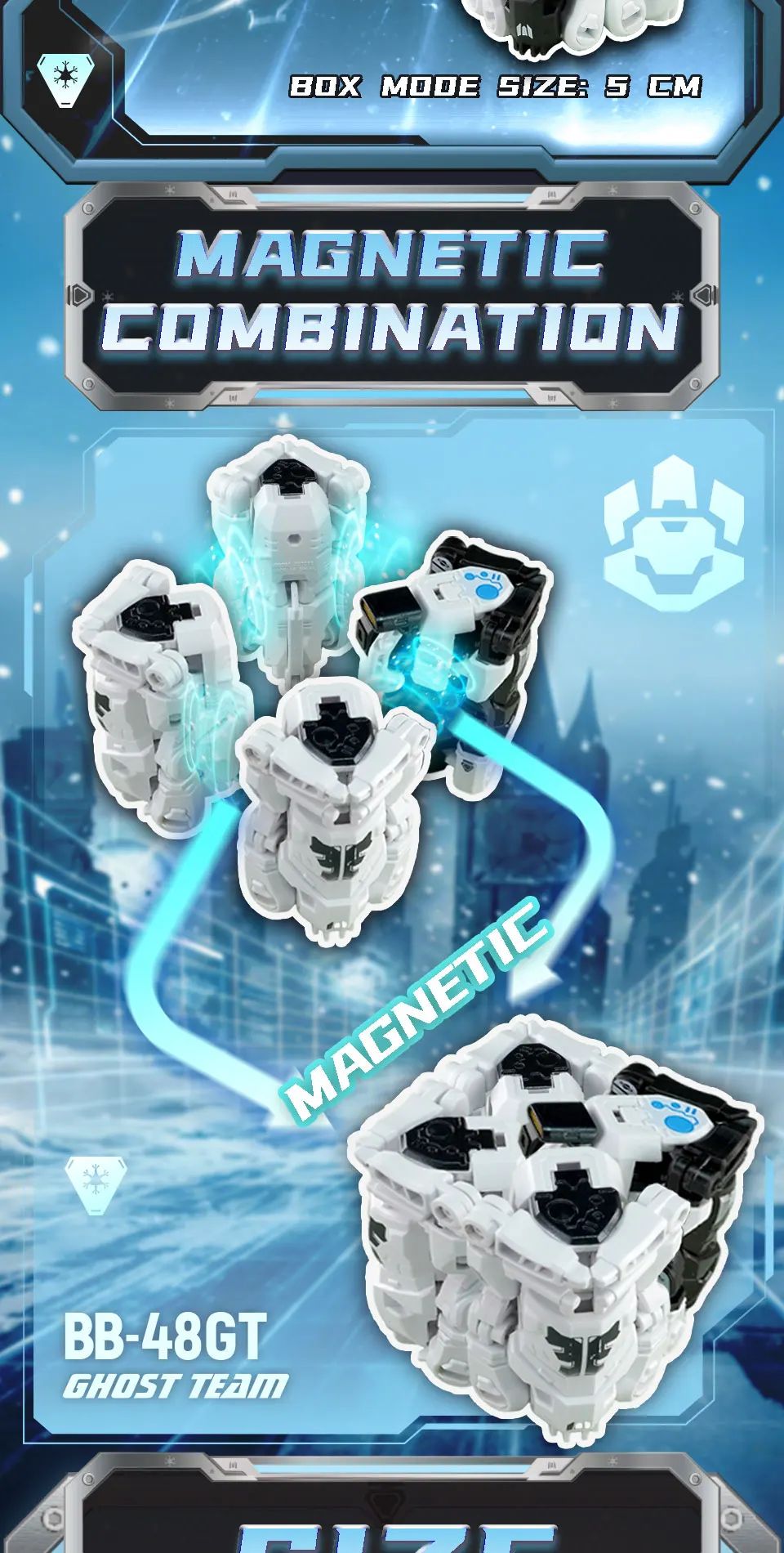 52TOYS BEASTBOX BB-48GT GHOST TEAM Transformation Collectible Converting Action Figure Toys Gift