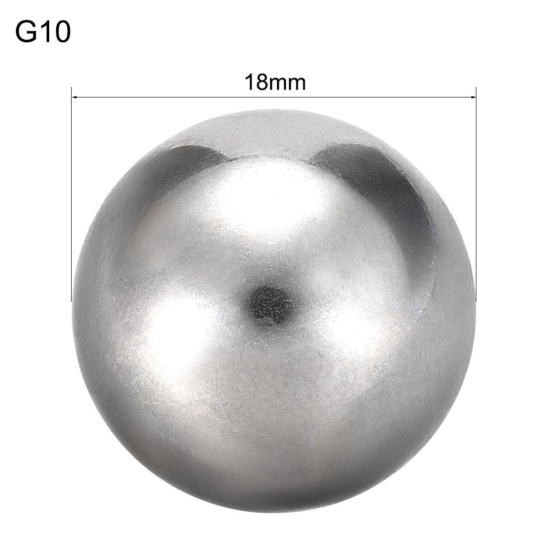 Uxcell 1-20pcs Steel Bearing Balls 13mm 16mm 17mm 18mm 19mm 25mm 30mm 35mm 40mm G10 Various Diameter Precision Chrome Steel Ball