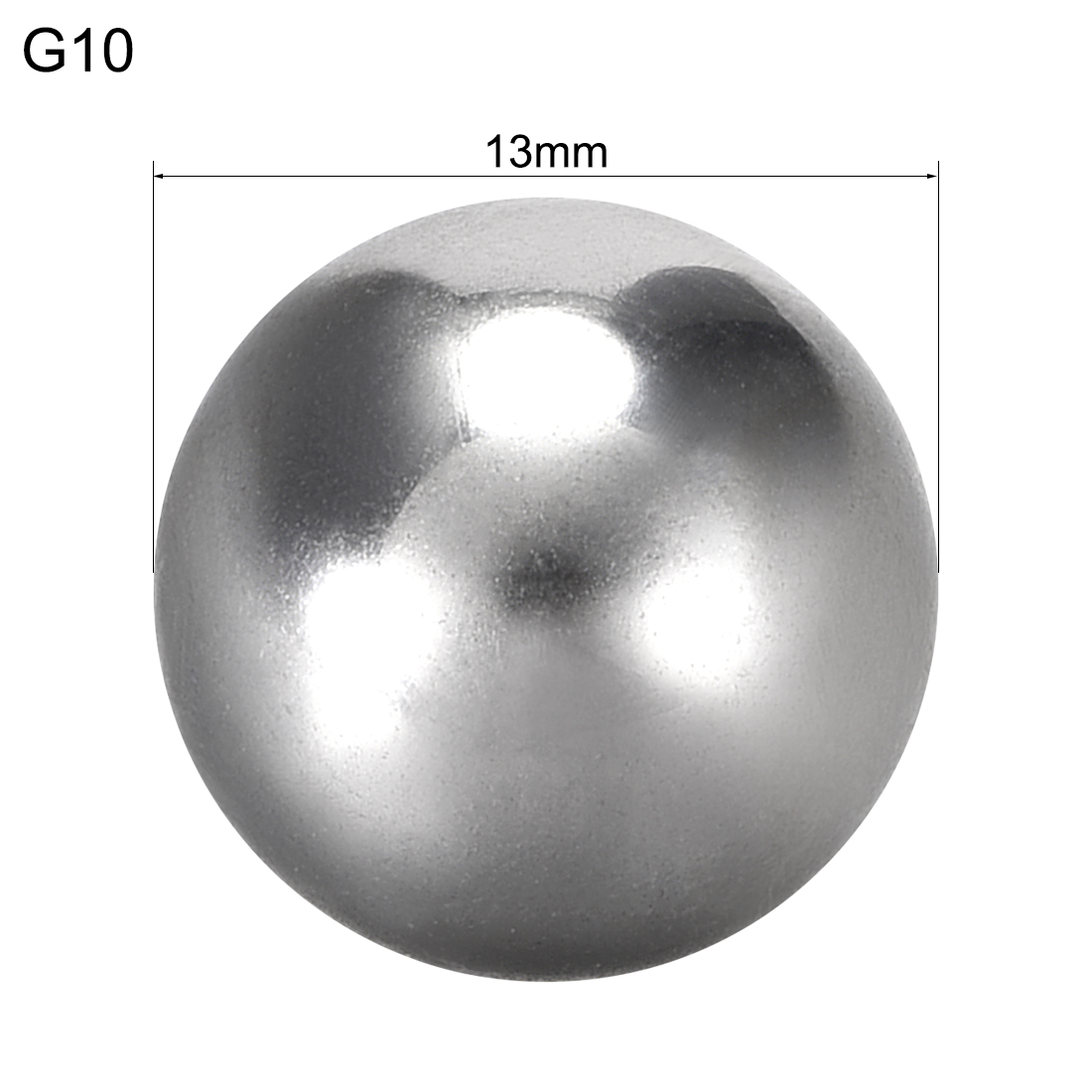 Uxcell 1-20pcs Steel Bearing Balls 13mm 16mm 17mm 18mm 19mm 25mm 30mm 35mm 40mm G10 Various Diameter Precision Chrome Steel Ball