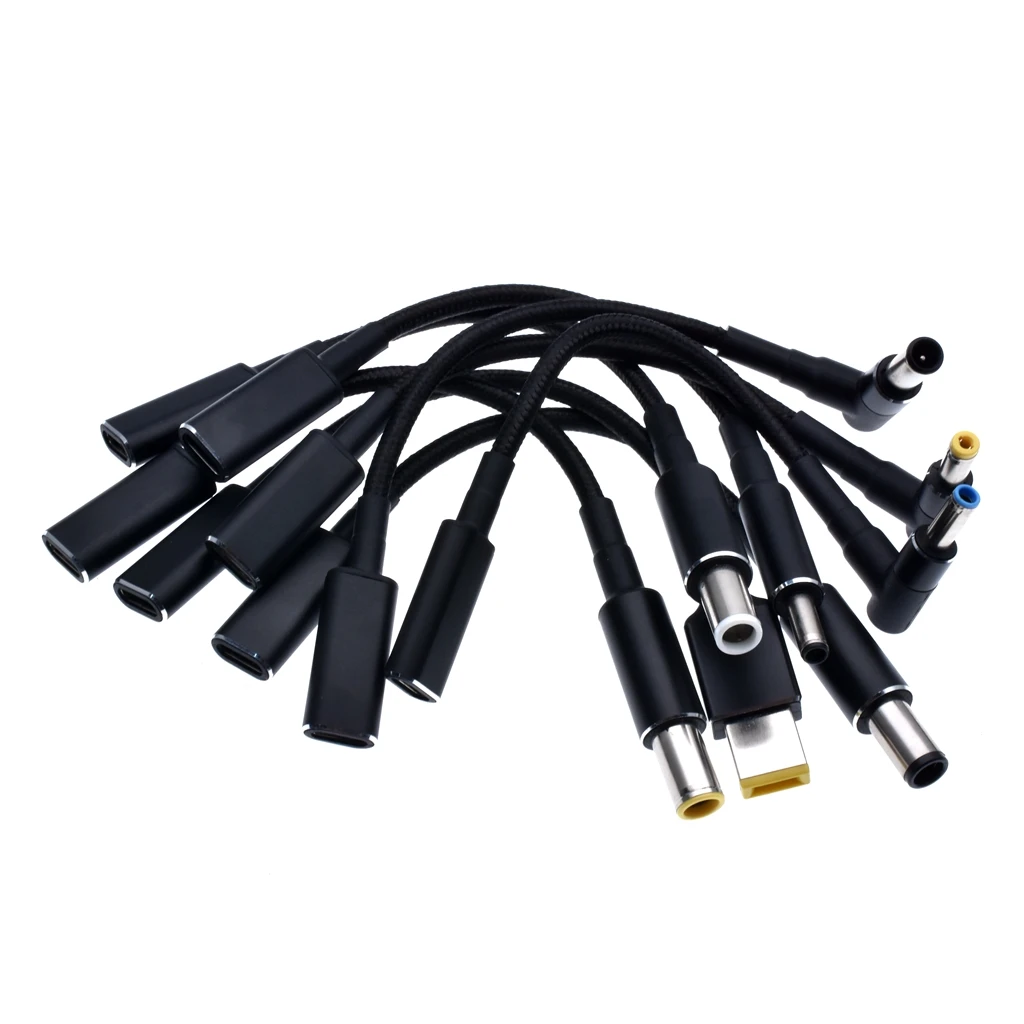 100W Type C Plug Converter USB Type C Female to Universal Laptop Adapter Connector Jack USB C 100W PD Fast Charging Cable Cord