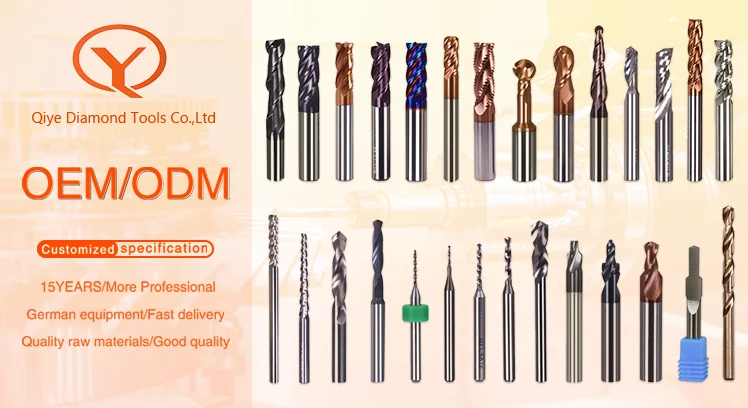3 Flutes Aluminum Cutter Carbide Milling Cutter Tungsten End Mill DLC Coating Teeth Aluminum Milling Tool Key Seater Router Bit