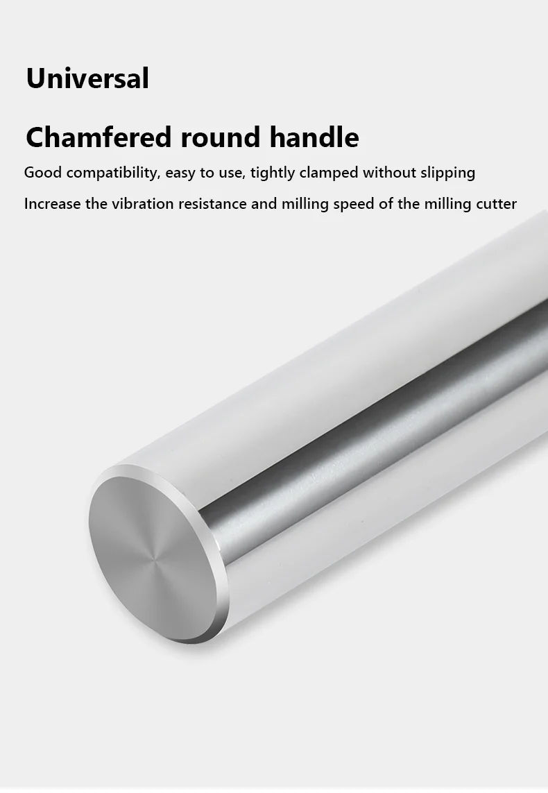 3 Flutes Aluminum Cutter Carbide Milling Cutter Tungsten End Mill DLC Coating Teeth Aluminum Milling Tool Key Seater Router Bit