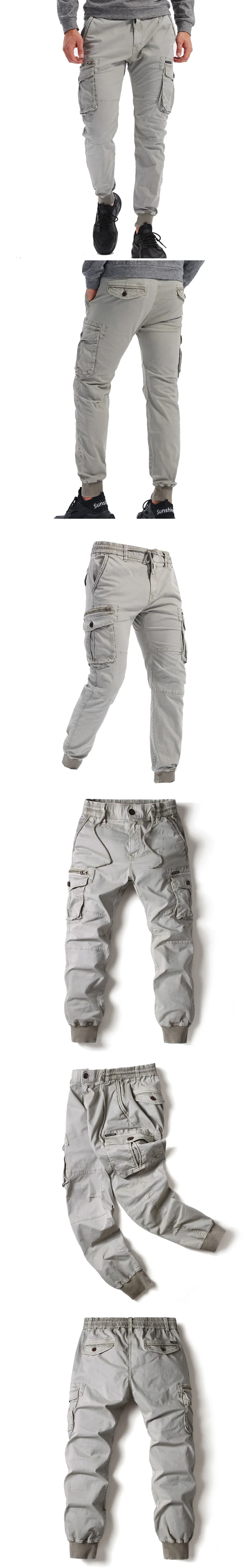 Cargo Pants Men Jogging Casual Pants Cotton Full Length Military Mens Streetwear Mens Work Tactical Tracksuit Trousers Plus Size