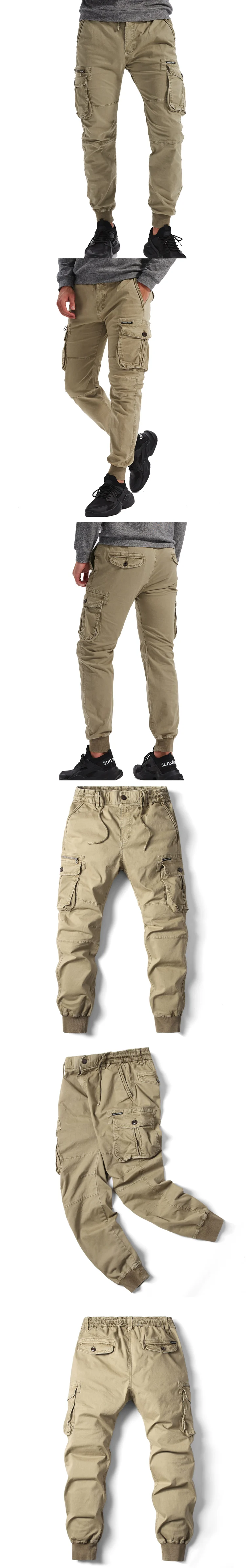 Cargo Pants Men Jogging Casual Pants Cotton Full Length Military Mens Streetwear Mens Work Tactical Tracksuit Trousers Plus Size