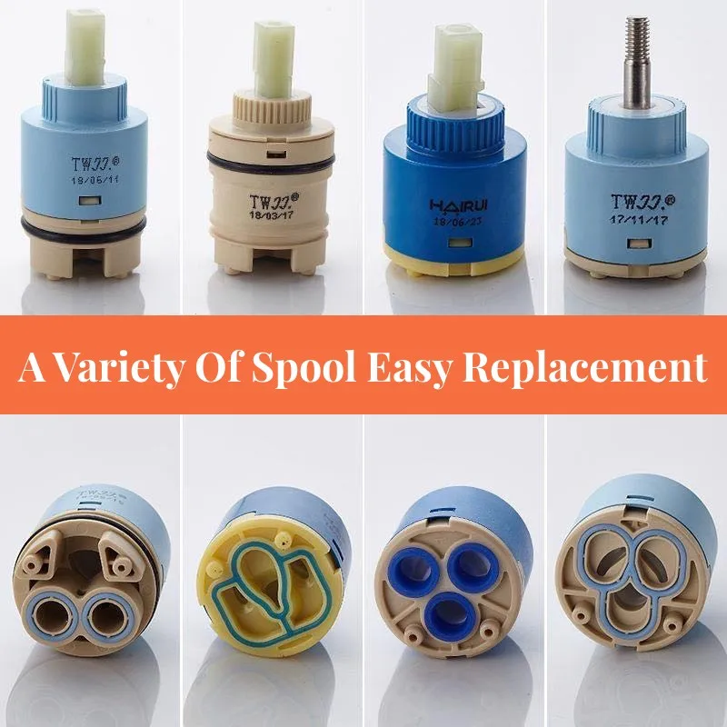 Tap Mixer High Spool Valve 25 MM/35 MM/40 MM Taps Accessories Ceramic Cartridge Faucet Cartridge Mixer Kitchen Bath Basin Shower