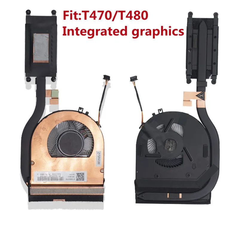 New Original CPU Cooler Cooling Fan for Lenovo ThinkPad T470 T480 Heatsink SWG Integrated / Discrete Graphics 01YR202 01YR200