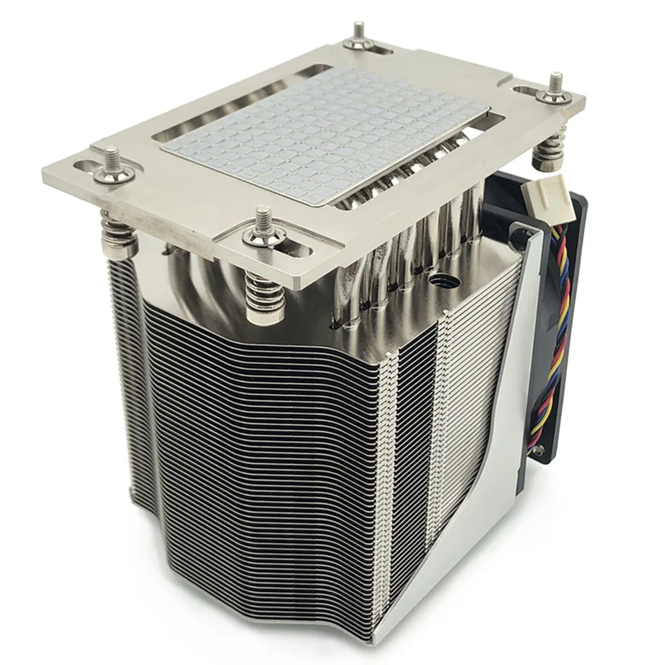 COOLSERVER P42 4U 6 Heatpipe CPU Cooler 250W 4pin PWM Fan Radiator Workstation/Server Heatsink For AMD SP3 Motherboard
