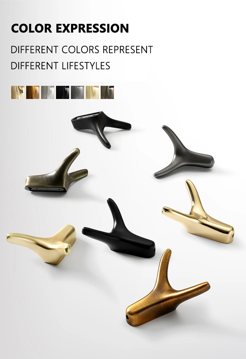 Wall Hanging Clothes Hook Bedroom Robe Hook Door Coat Hanger Hook Kitchen Cabinet Storage Hook Towel Hook Bathroom Accessories