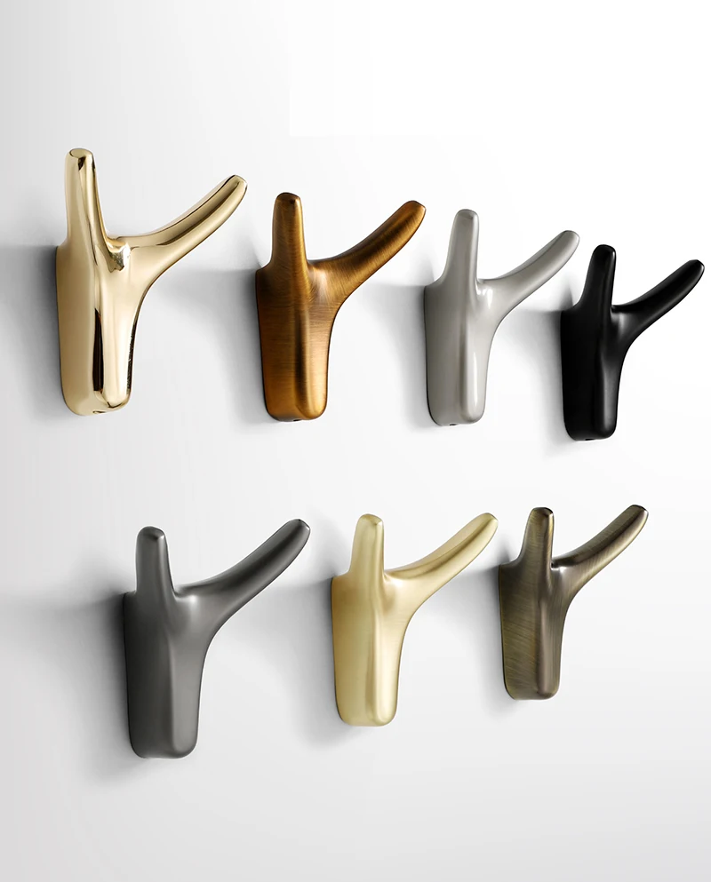 Wall Hanging Clothes Hook Bedroom Robe Hook Door Coat Hanger Hook Kitchen Cabinet Storage Hook Towel Hook Bathroom Accessories