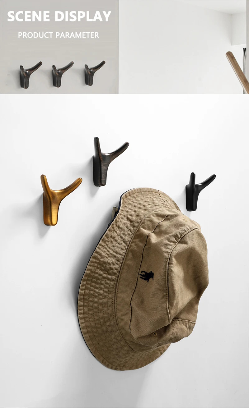 Wall Hanging Clothes Hook Bedroom Robe Hook Door Coat Hanger Hook Kitchen Cabinet Storage Hook Towel Hook Bathroom Accessories