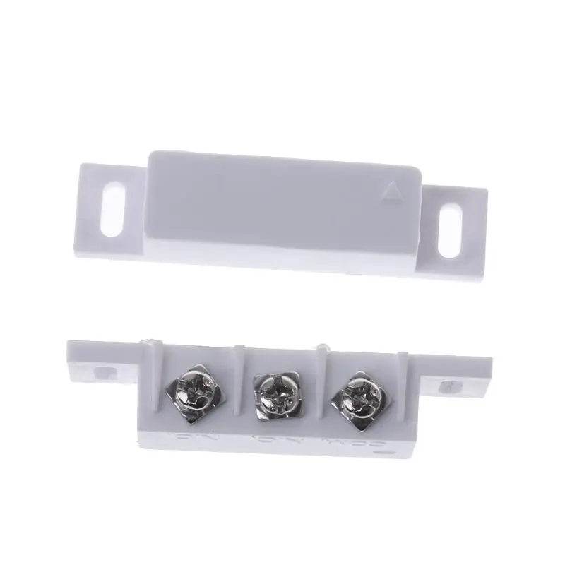 NC NO Magnetic Contact Switch Door Sensor Wired Metal Roller Shutter Door Home Alarm System