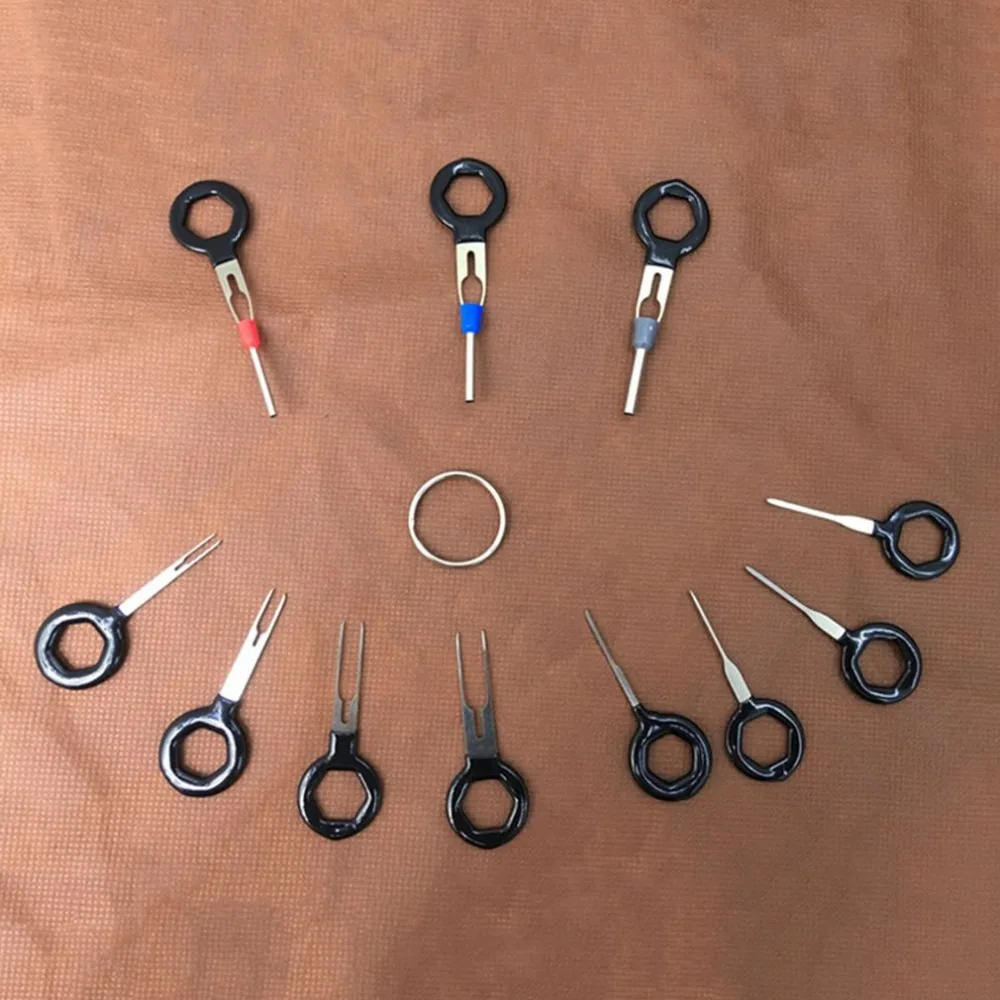 11/18/36/41pcs Car Terminal Removal Tool Wire Plug Connector Extractor Puller Release Pin Extractor Kit For Car Plug Repair Tool
