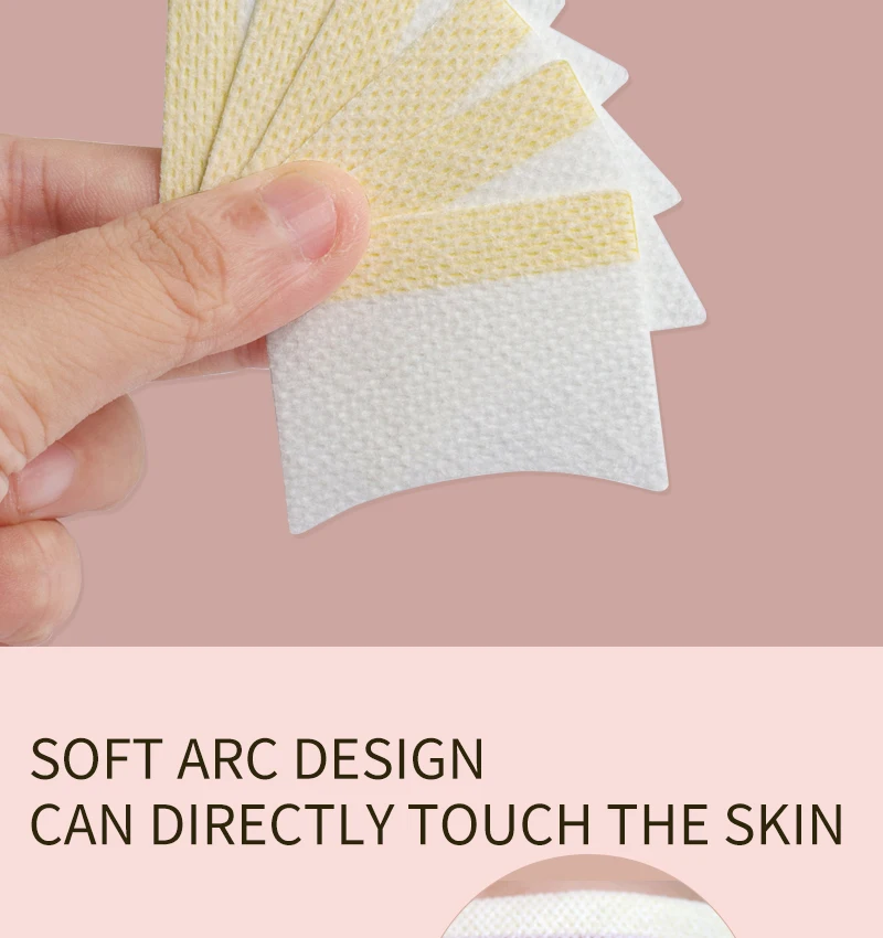 40Pcs Disposable Cotton Eyelashes Patch Sticker For Removing Eyelashes Eye Pads Patch Eyelash Extension Female Makeup Tools