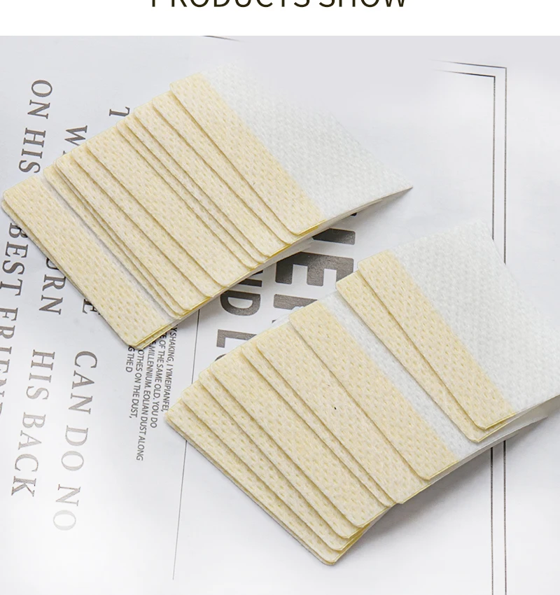 40Pcs Disposable Cotton Eyelashes Patch Sticker For Removing Eyelashes Eye Pads Patch Eyelash Extension Female Makeup Tools