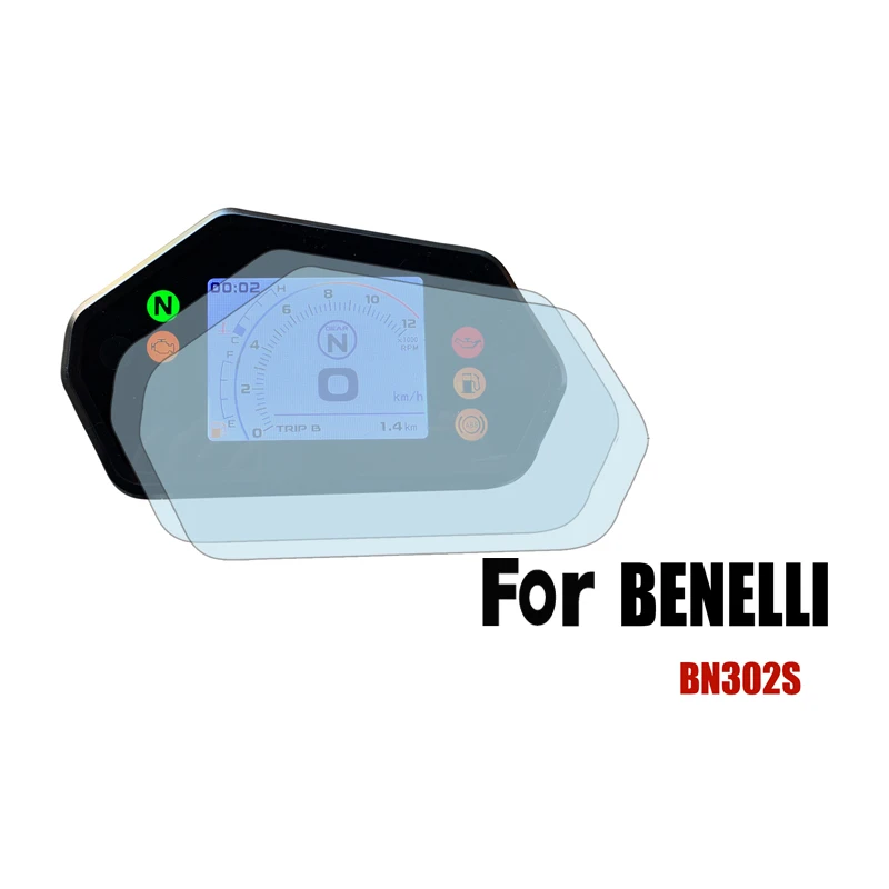 Motorcycle TPU Instrument Speedometer Protection Film Cluster Scratch Protection Film for Benelli BN302S