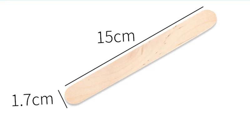 50/20/10Pcs Disposable Wooden Waxing Stick Wax Bean Wiping Wax Tool Hair Removal Body Beauty Tool Tongue Depressor