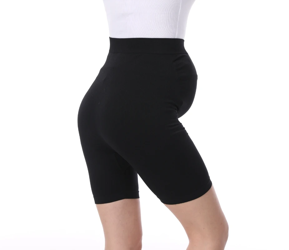 High Waist Pregnancy Leggings Skinny Maternity Clothes for Pregnant Women Belly Support Knitted Leggins Body Shaper Trousers