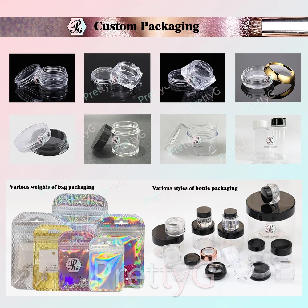 PrettyG 1 Box 5mm Halloween Laser Black Color Bat Shape Size Shape Glitter Sequins For DIY Art Makeup Decoration Accessories.