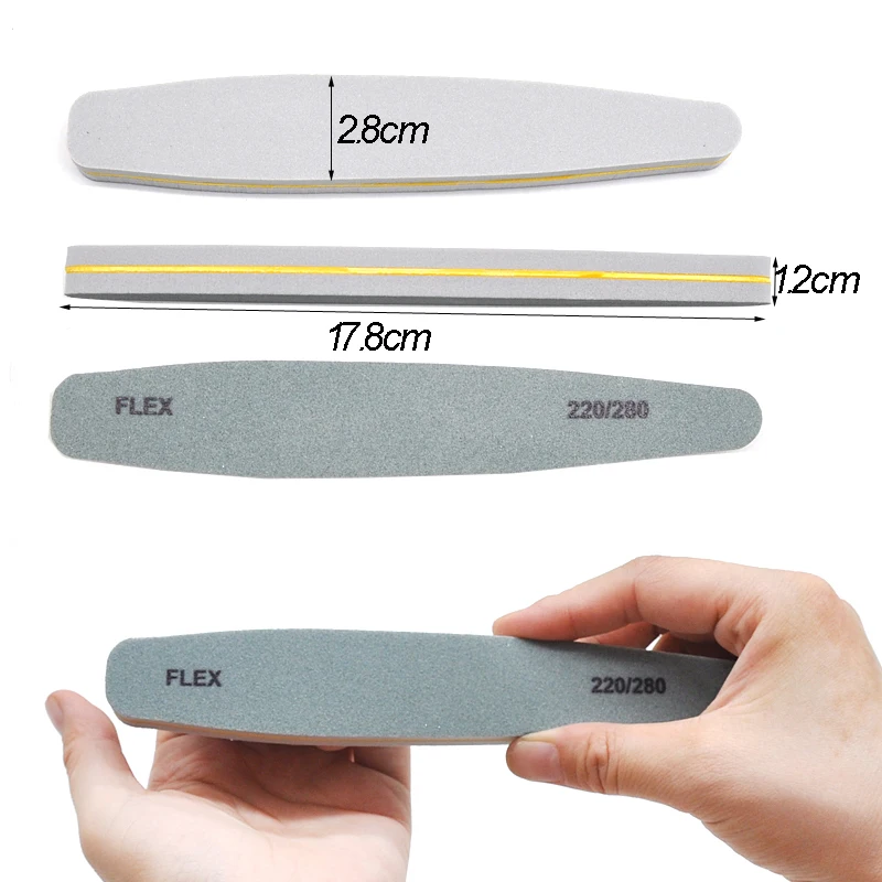 5/10 Pcs Diamond Nail File Blocks Sponge Nail Polish Buffing Sanding Buffer Files 100/180 220/280 Limas Polishing Tools Manicure