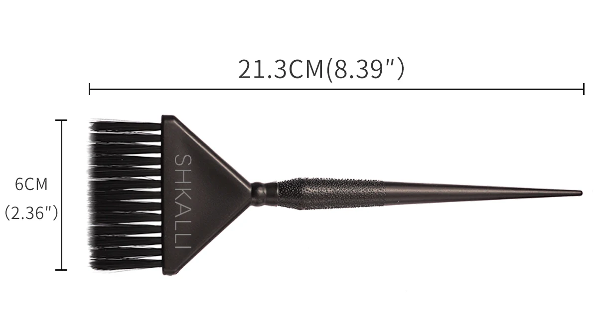 SHKALLI Professional Tint Brush for Salon Hair Dye Wider Soft Bristles Hair Brush Hair Dyeing Tools