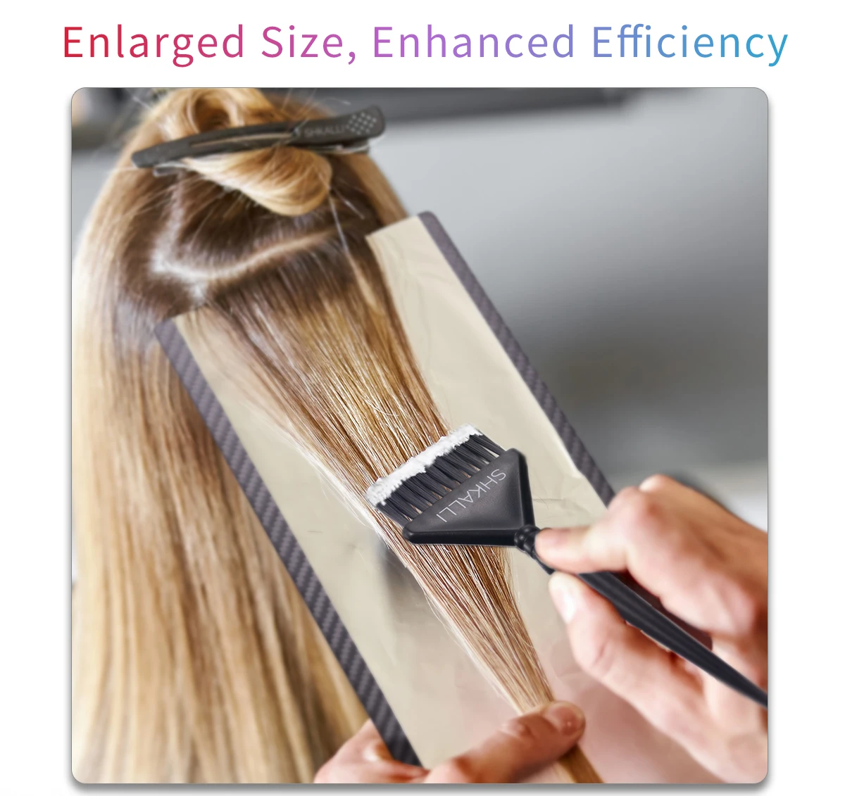 SHKALLI Professional Tint Brush for Salon Hair Dye Wider Soft Bristles Hair Brush Hair Dyeing Tools