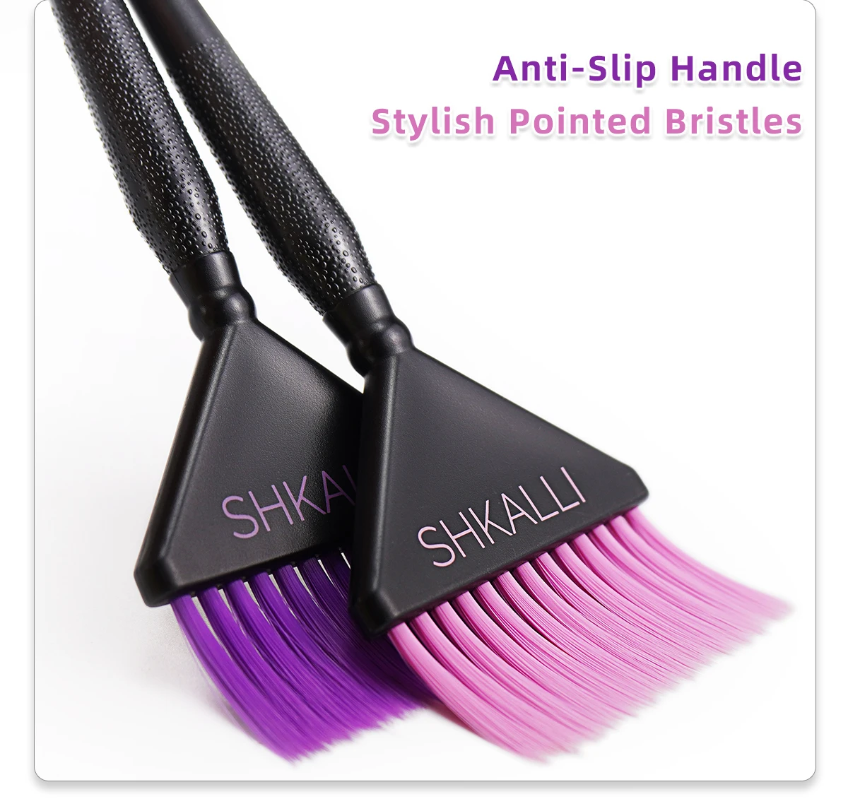 SHKALLI Professional Tint Brush for Salon Hair Dye Wider Soft Bristles Hair Brush Hair Dyeing Tools